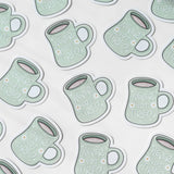 Never Not Tired - Mug Daisy Vinyl Sticker