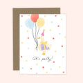 Birthday Silly Goose Card: White