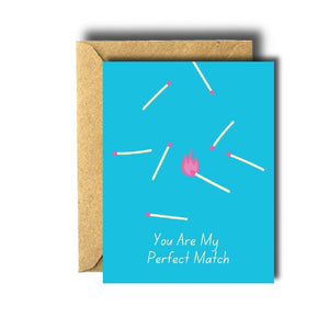 You Are My Perfect Match Love Greeting Card