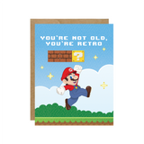 You’re Not Old You’re Retro - Super Pop Culture Birthday Card