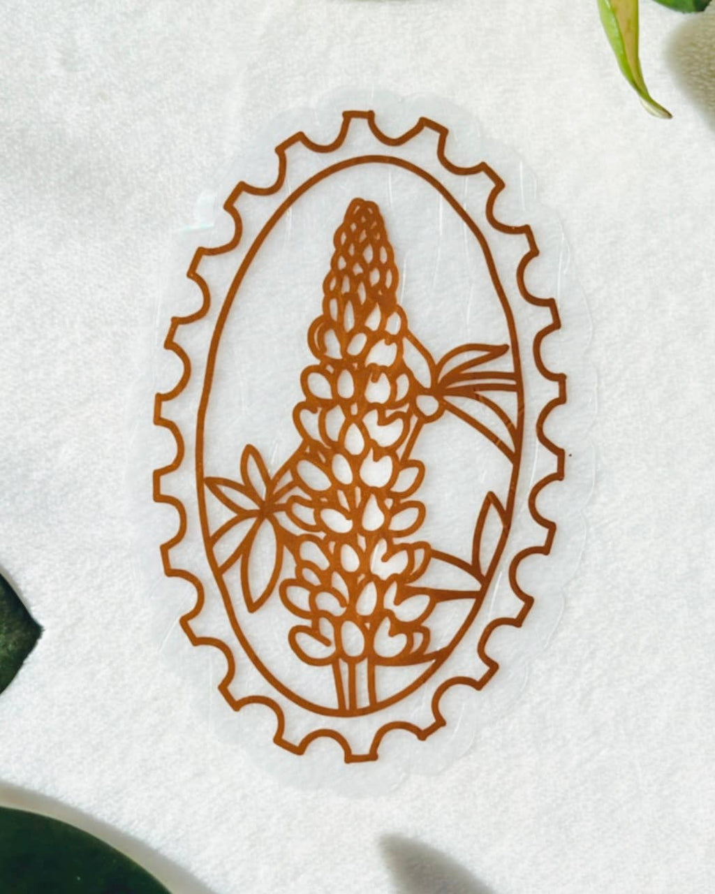 Lupins Suncatcher Sticker | Wildflower Window Cling | Gift
