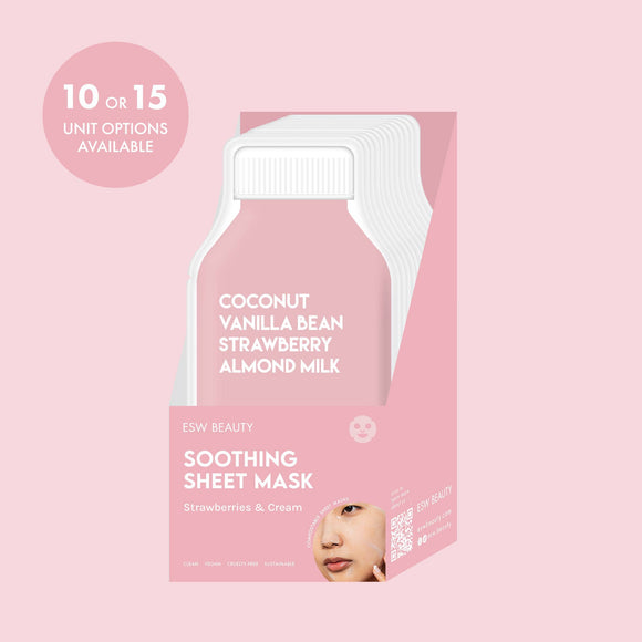 Strawberries & Cream Soothing Filled PDQ Display: 10 pc