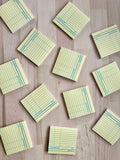 Library Card Post-It Sticky Notes - Yellow