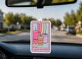 Three of Cups Tarot Card Air Freshener Green Tea Scent