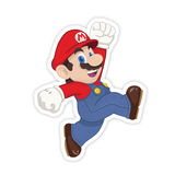 Super Retro Mario Vinyl Sticker