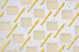 Library Card Post-It Sticky Notes - Yellow