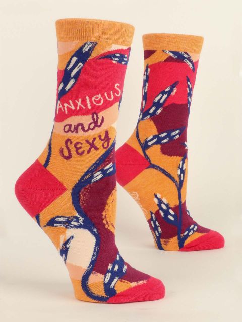 Anxious And Sexy - Womens Crew Socks