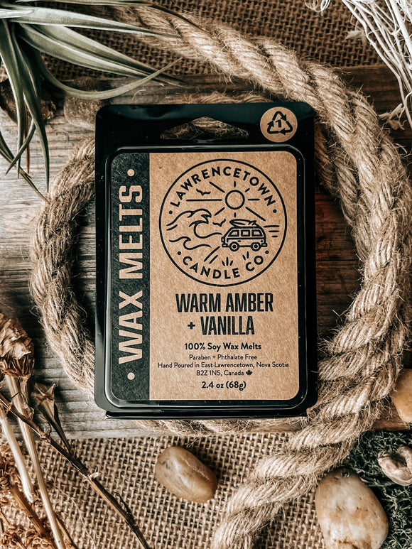 Warm Amber + Vanilla Wax Melt