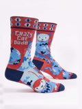 Crazy Cat Dude Men’s Socks