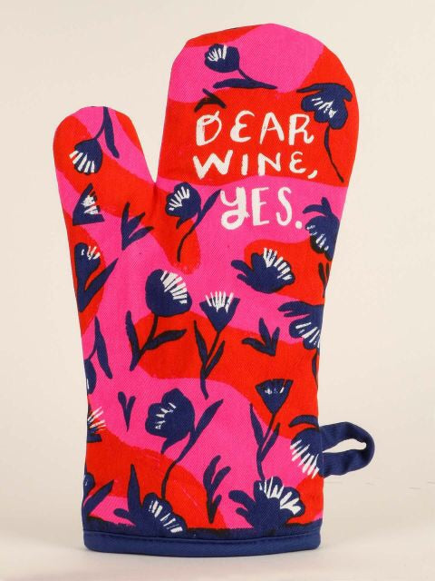 Dear Wine Yes Oven Mitt