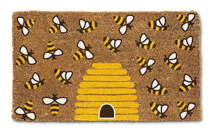 Bees and Beehive Doormat