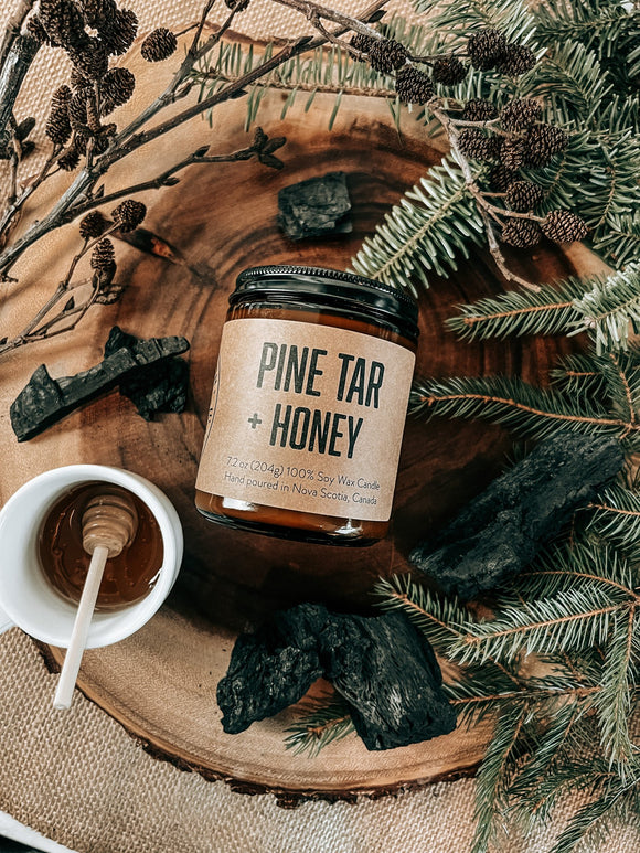 Pine Tar and Honey Lawrencetown Candle Co
