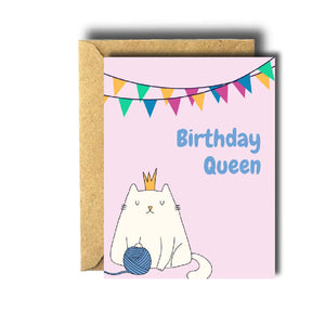 Birthday Queen Card by Bee Unique