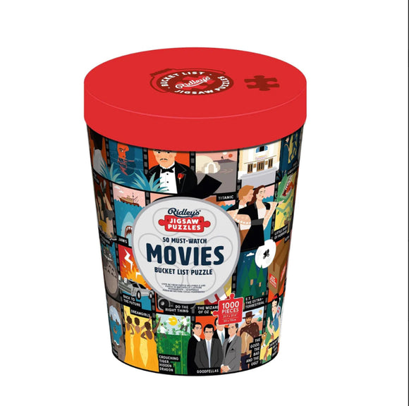 Ridleys Jigsaw Puzzles- 50 Must Watch Movies