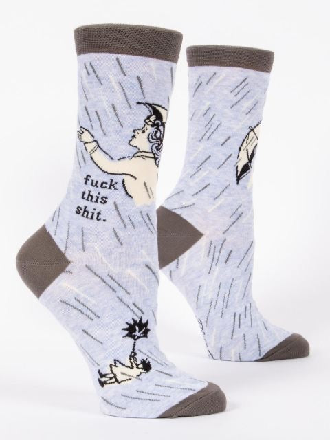 Blue Q Women’s Socks-Fuck This Shit