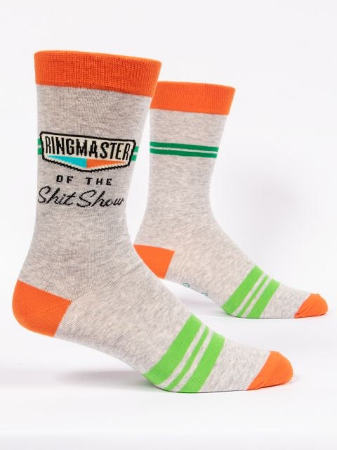 Ringmaster Of The Shit Show- Men’s Crew Socks