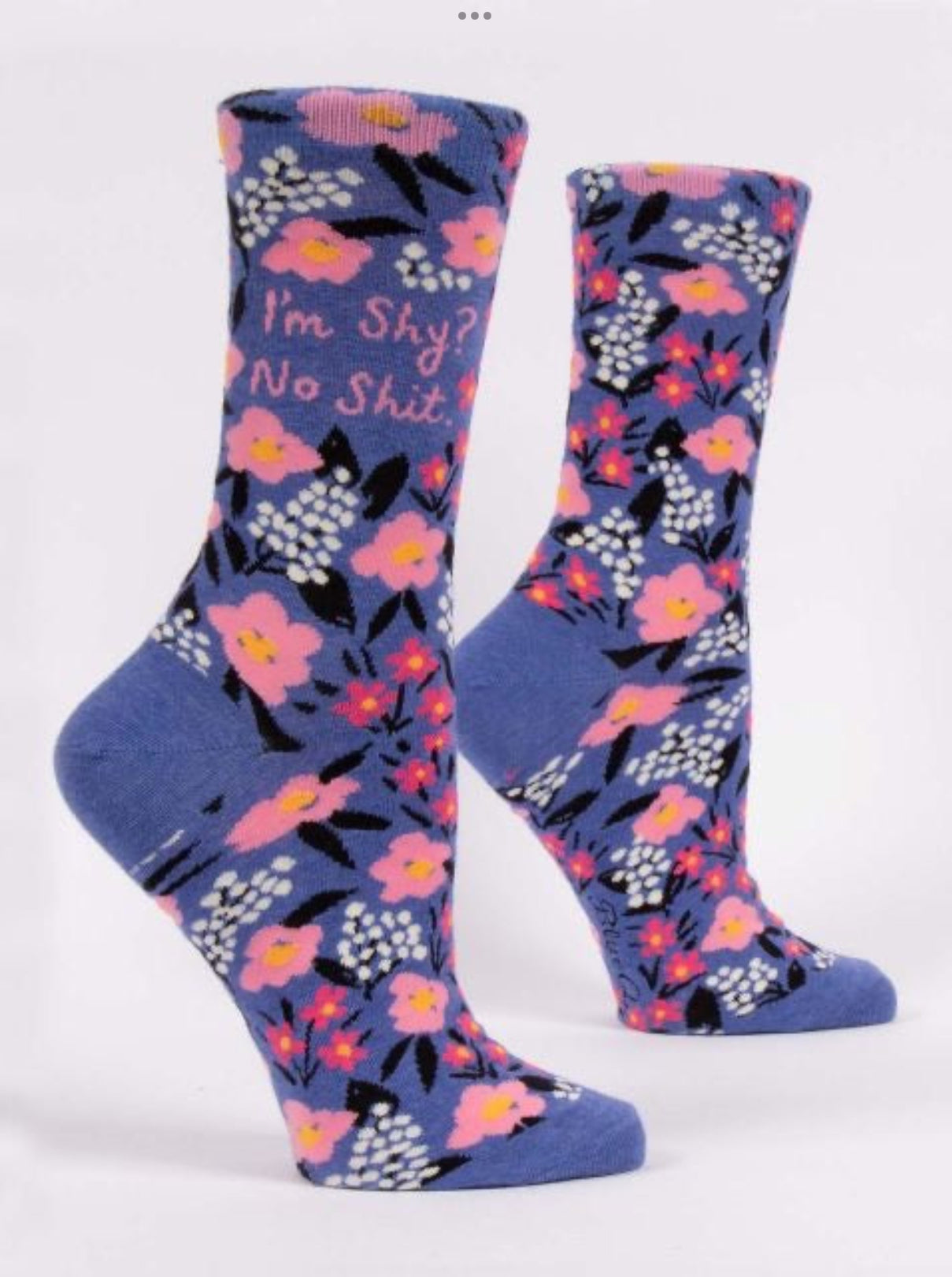 Blue Q Women’s Socks- Shy? No Shit