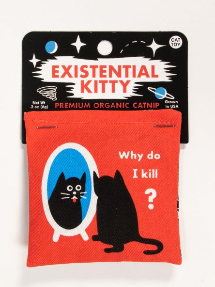 Existential Kitty Blue Q Catnip