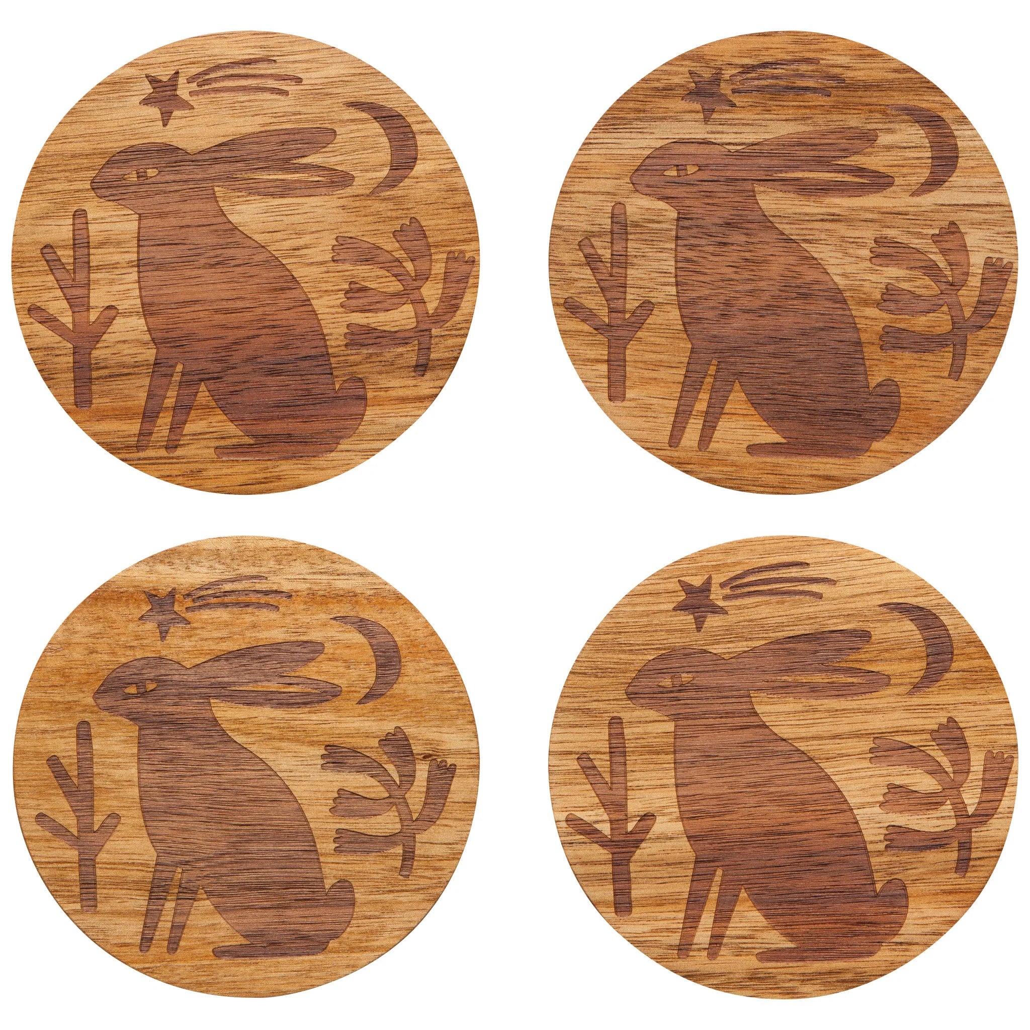 Coaster Set - Timber