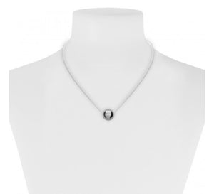 Single Ball Necklace  — 1101 Silver