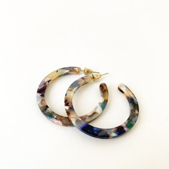 Resin Thick Coloured hoops