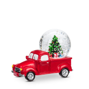 Small Truck with Snow Globe