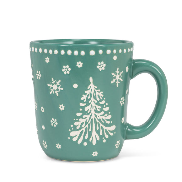 Tree & Snowflake Mug