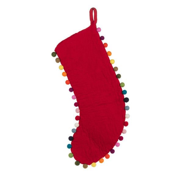 Ball Edge Stocking

Red