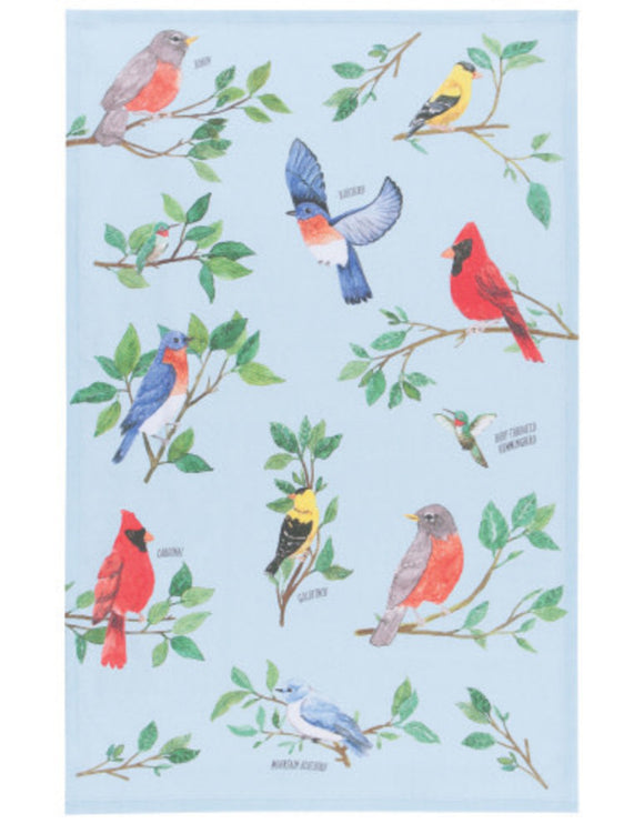 Tea towel -- Bird song