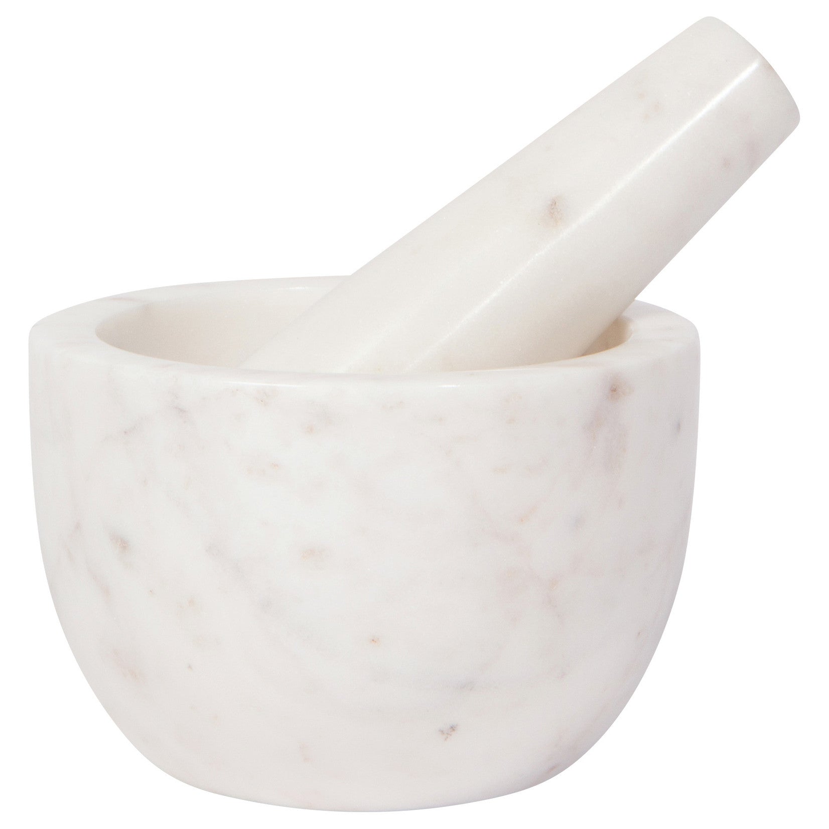 Mortar and Pestle Marble White