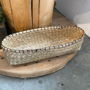 Blanket Stitch Long Basket