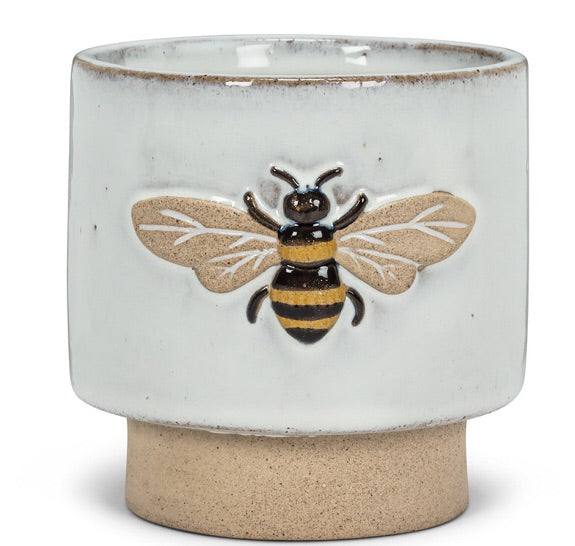 Single Emboss Bee Planter
