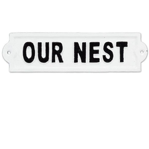 “Our Nest” Sign