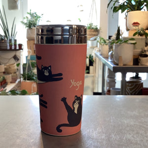 Yoga Cats Coffee Travel Mug