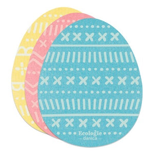 Swedish Dishcloth Easter Eggs - Set of 3
