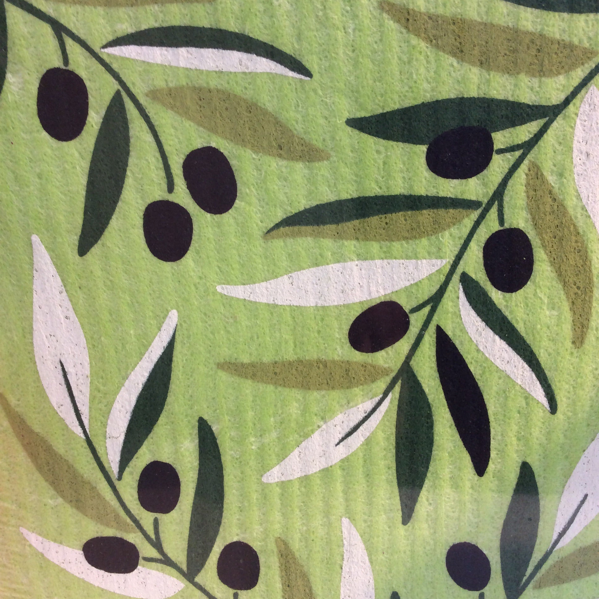 Swedish Dish Cloth—Olives