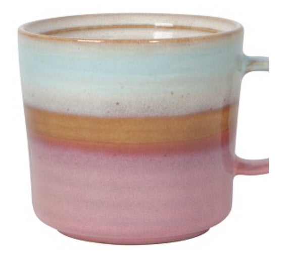 Pink Aurora Mug - Reactive Glaze