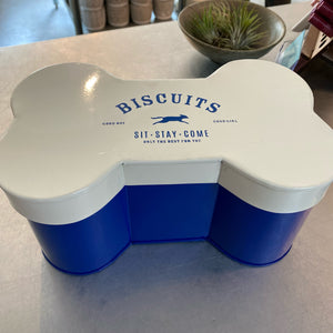 Bone Shaped Doggy Biscuit Tin