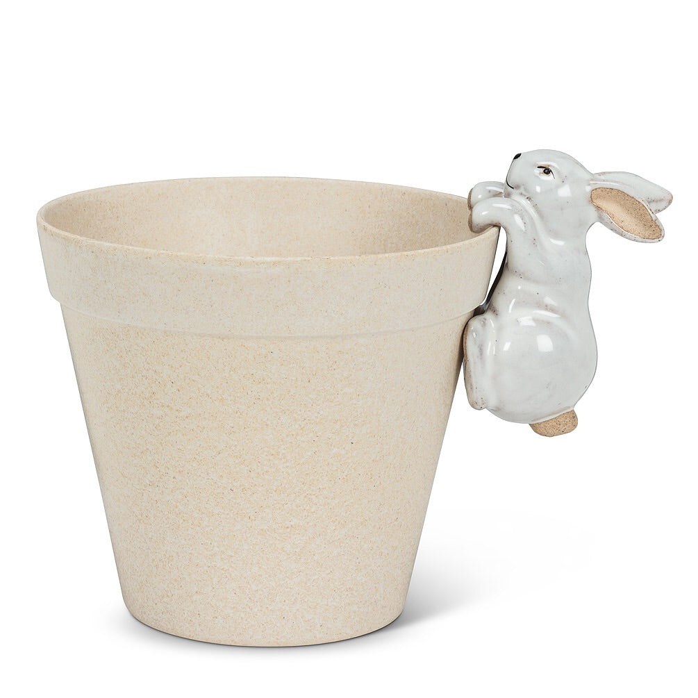 Climbing Bunny Rabbit Planter Hanger