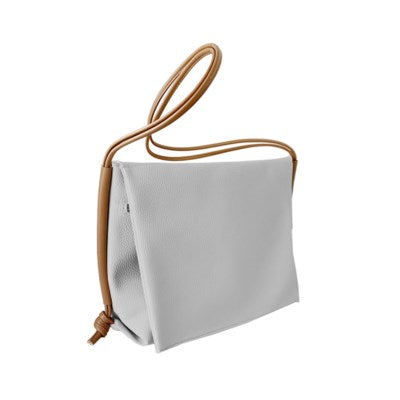 Large Shoulder Bag — Light Grey