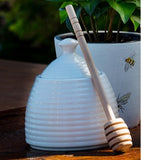 Beehive Honey Pot With Dauber