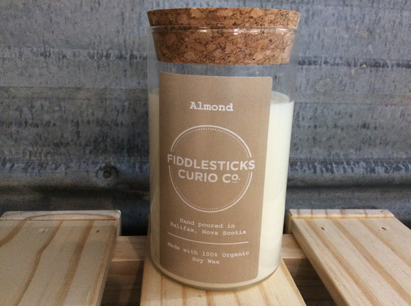 Almond Fiddlestick Candle