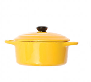 Stoneware Mini Baker With Lid