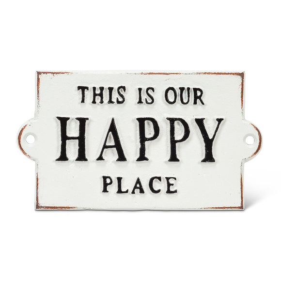 Our Happy Place Sign