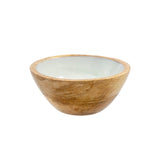 Mango Wood Enamel Bowls
