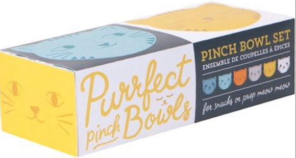Purrfect Pinch Bowl Set Of 6