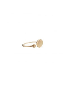 Gold Delicate Double Dot Ring — 4130-GLD