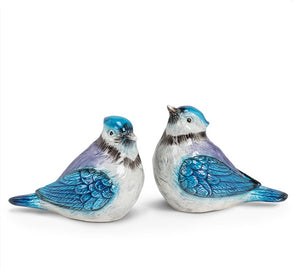 Blue Jay Salt And Pepper Shakers