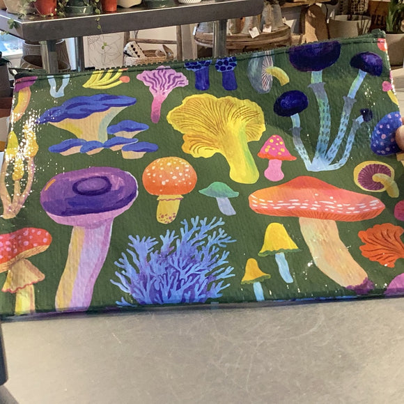 Mushroom recycled Zipper Pouch
