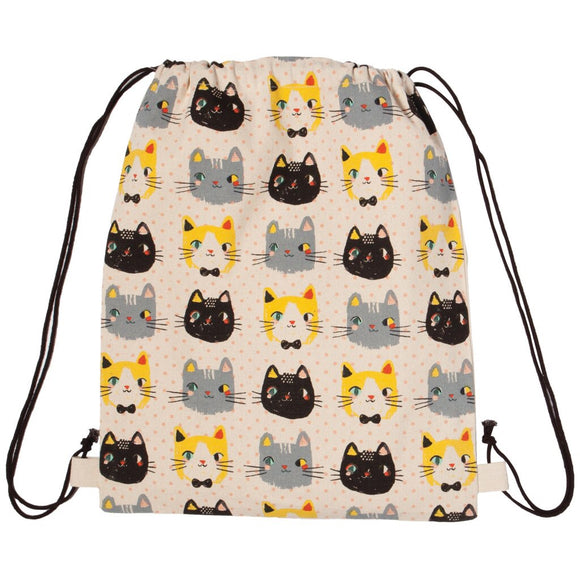 Meow Meow Cinch Bag